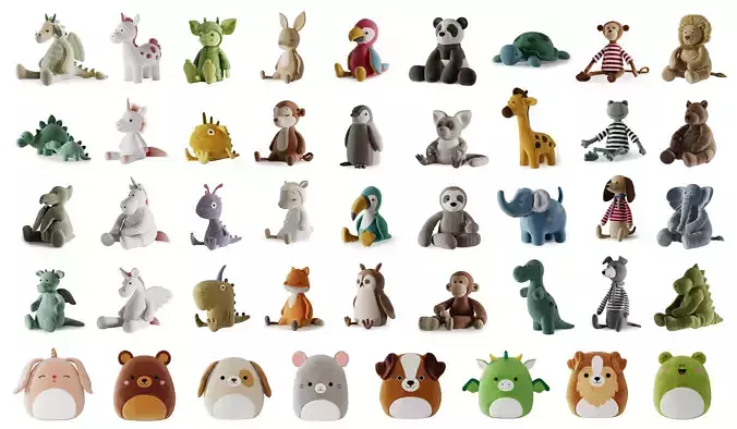 Plush Toys Collection  Vols 15-26 