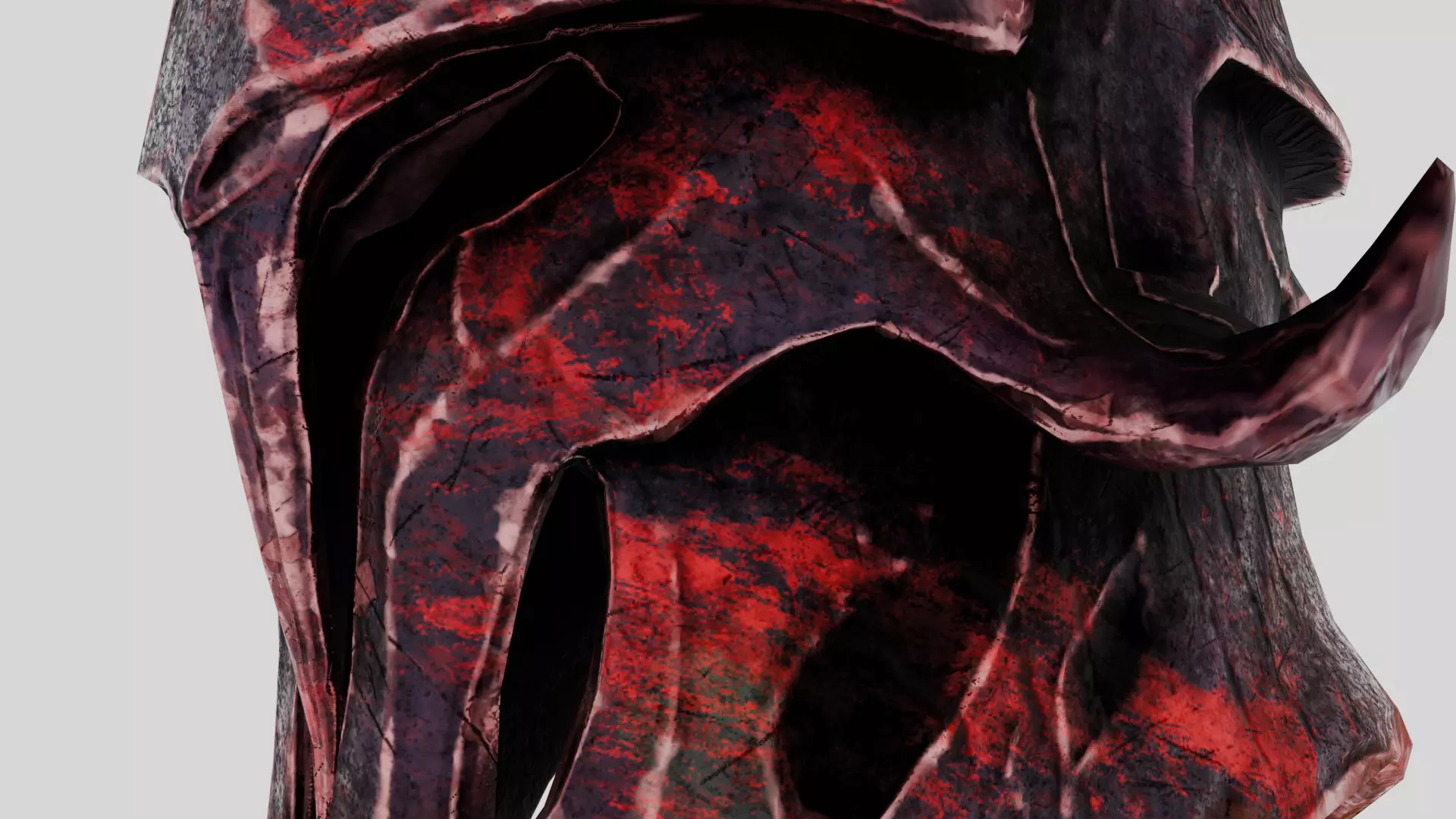 MEDIEVAL Inferno Helmet Low-poly 3D model_11