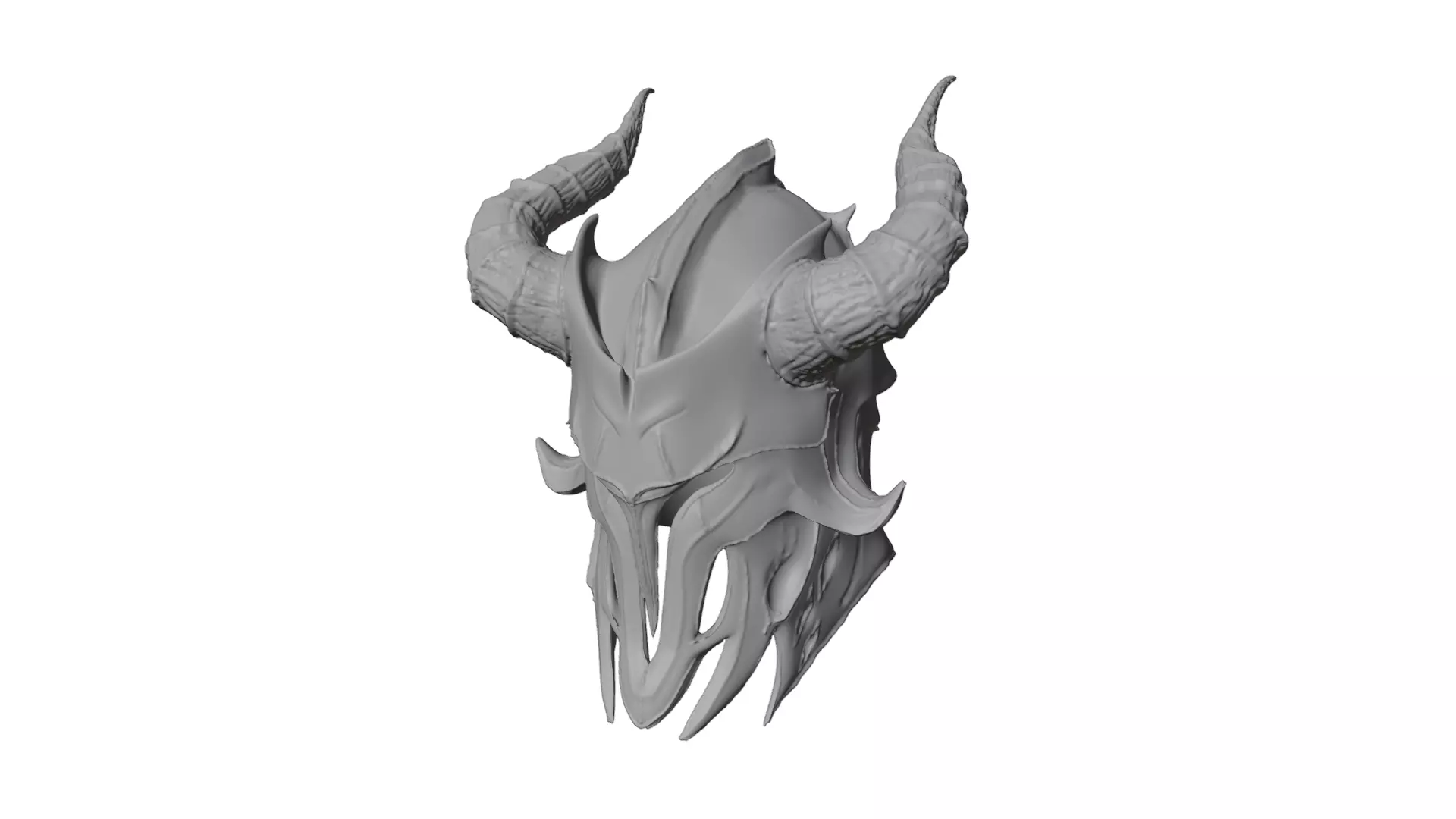 MEDIEVAL Inferno Helmet Low-poly 3D model_17