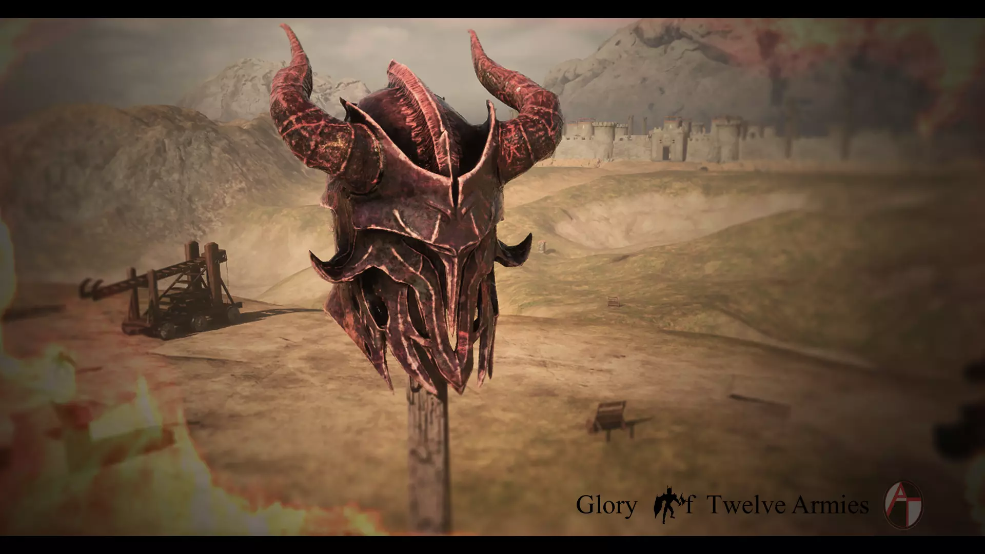 MEDIEVAL Inferno Helmet Low-poly 3D model_22