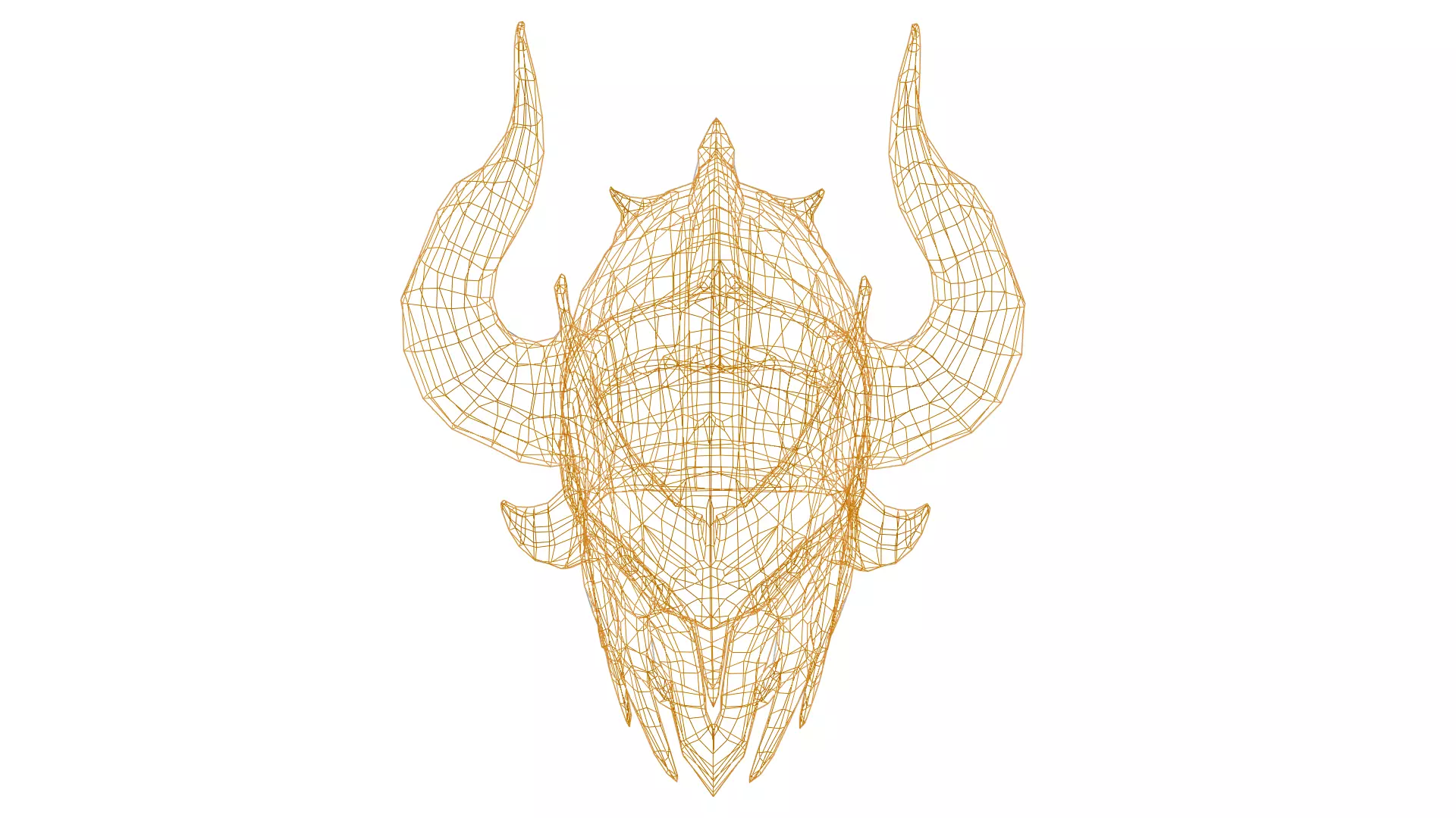 MEDIEVAL Inferno Helmet Low-poly 3D model_19