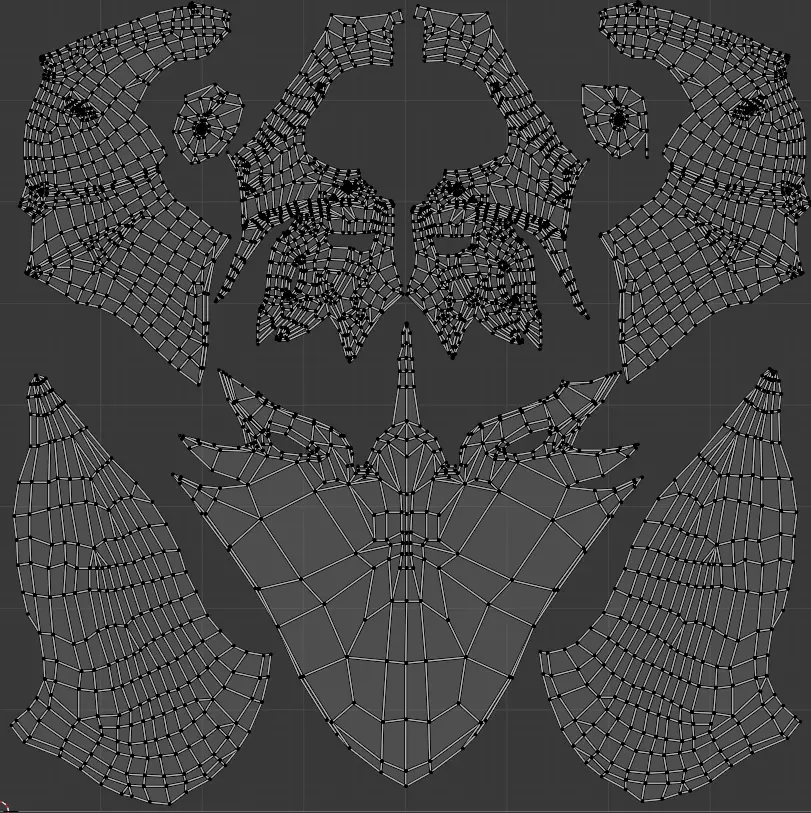 MEDIEVAL Inferno Helmet Low-poly 3D model_20