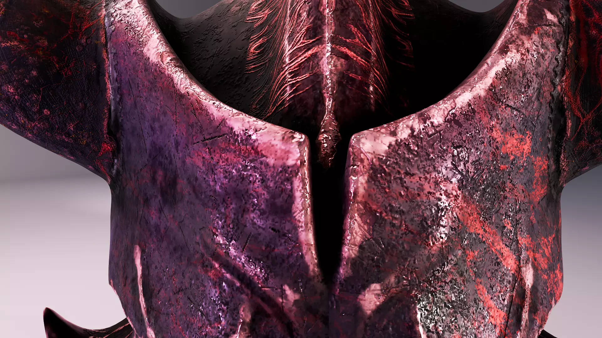 MEDIEVAL Inferno Helmet Low-poly 3D model_7