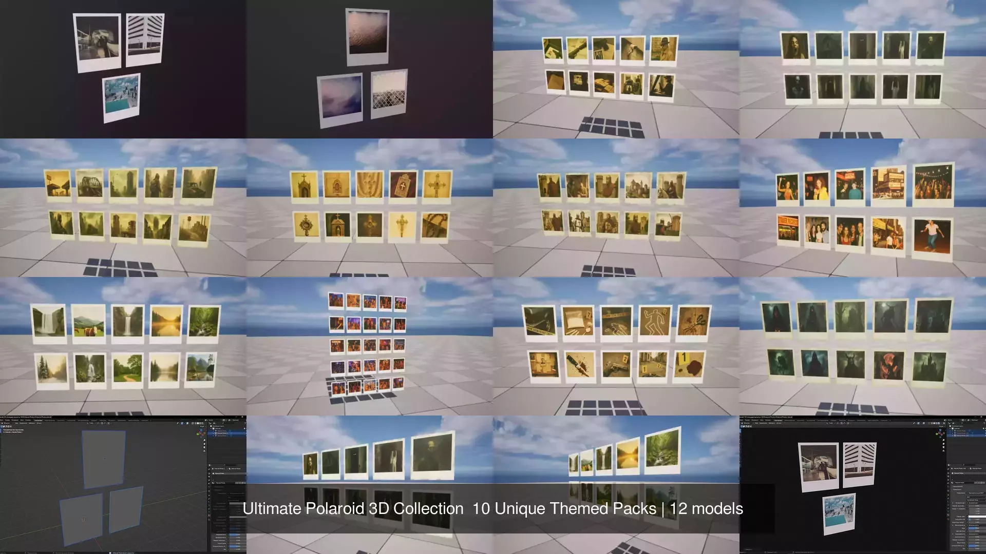 Ultimate Polaroid 3D Collection 10 Unique Themed Packs _0