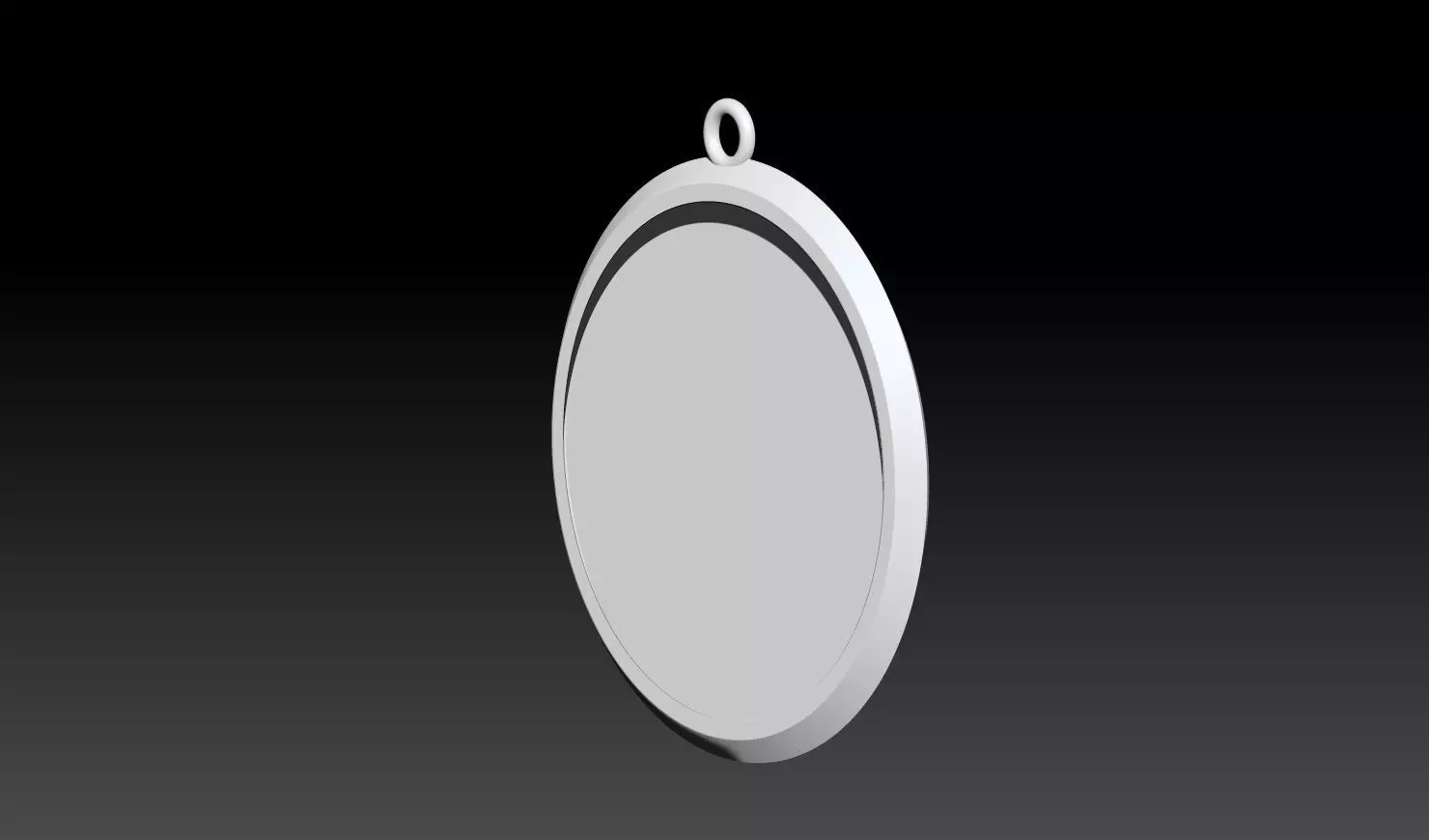 Flash Lightning Pendant 3D Model 3D print model_3