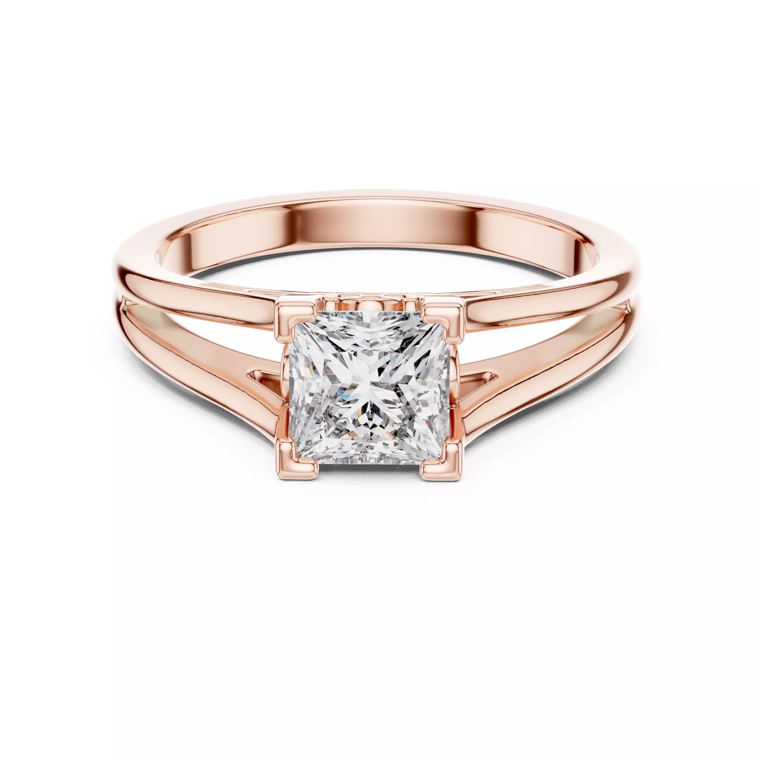 Mono Solitaire Ring 3dm stl renders animation videos details 3D print model_0