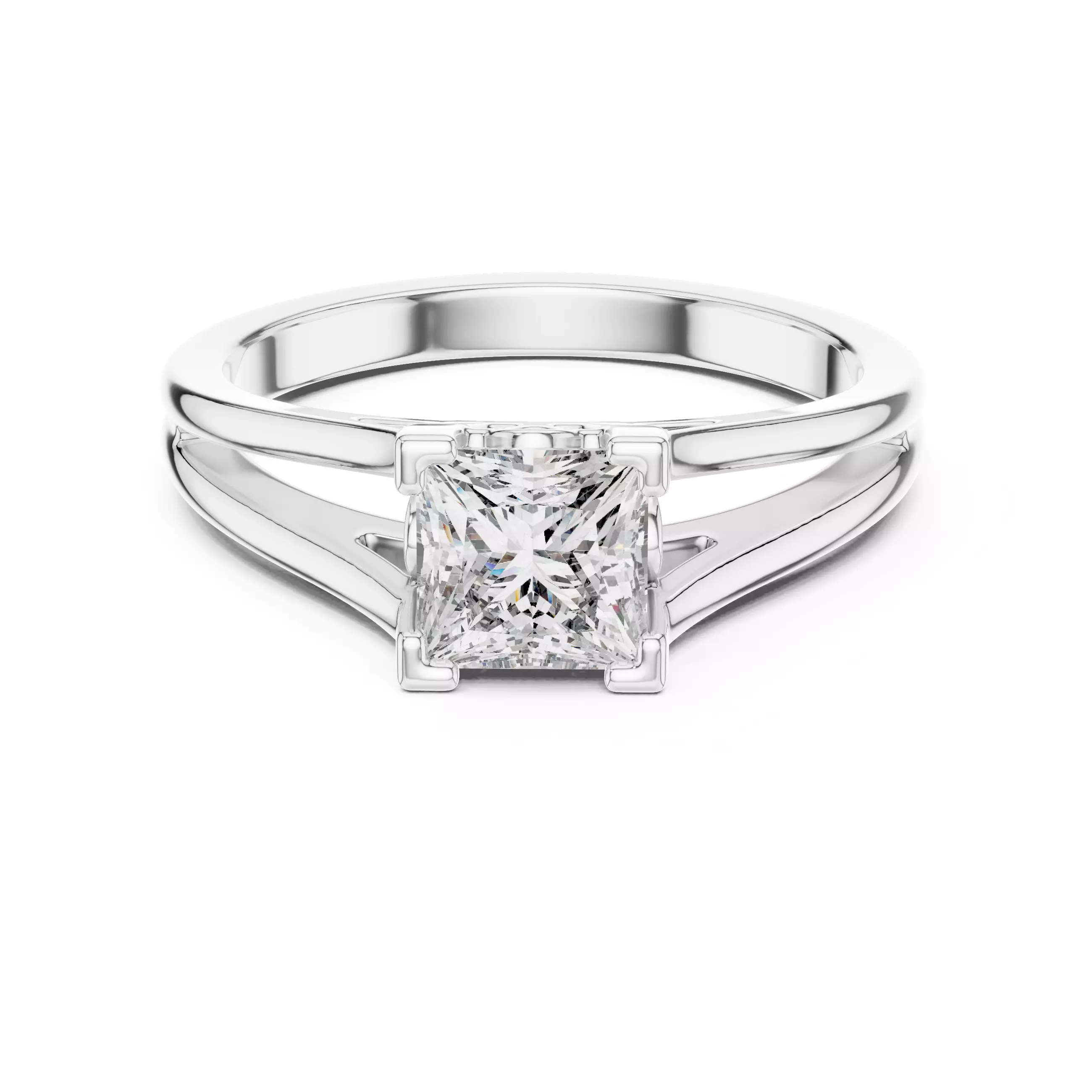 Mono Solitaire Ring 3dm stl renders animation videos details 3D print model_3