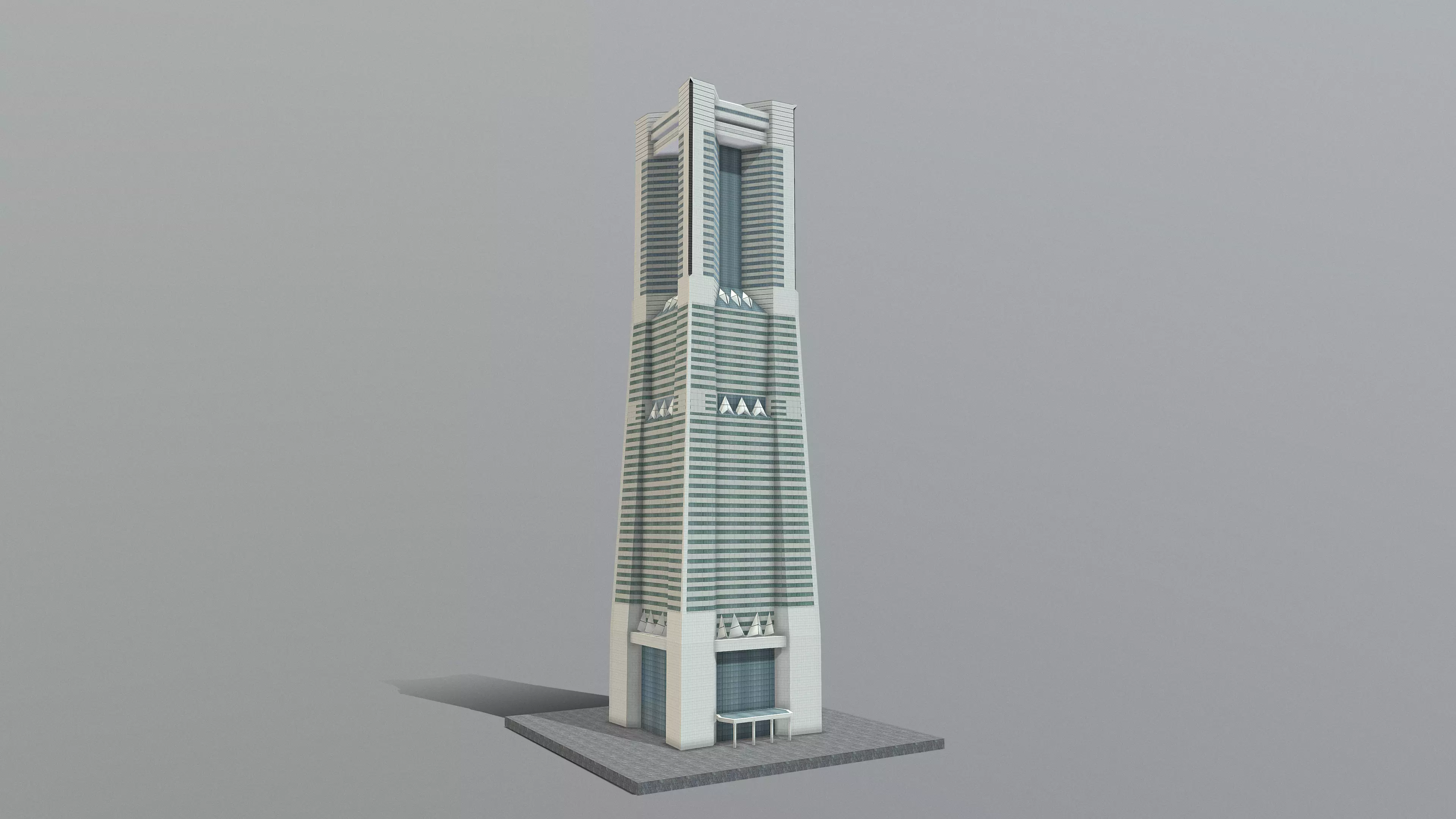 Japanese Famous Buildings 3D Model Pack Low-poly 3D model_6