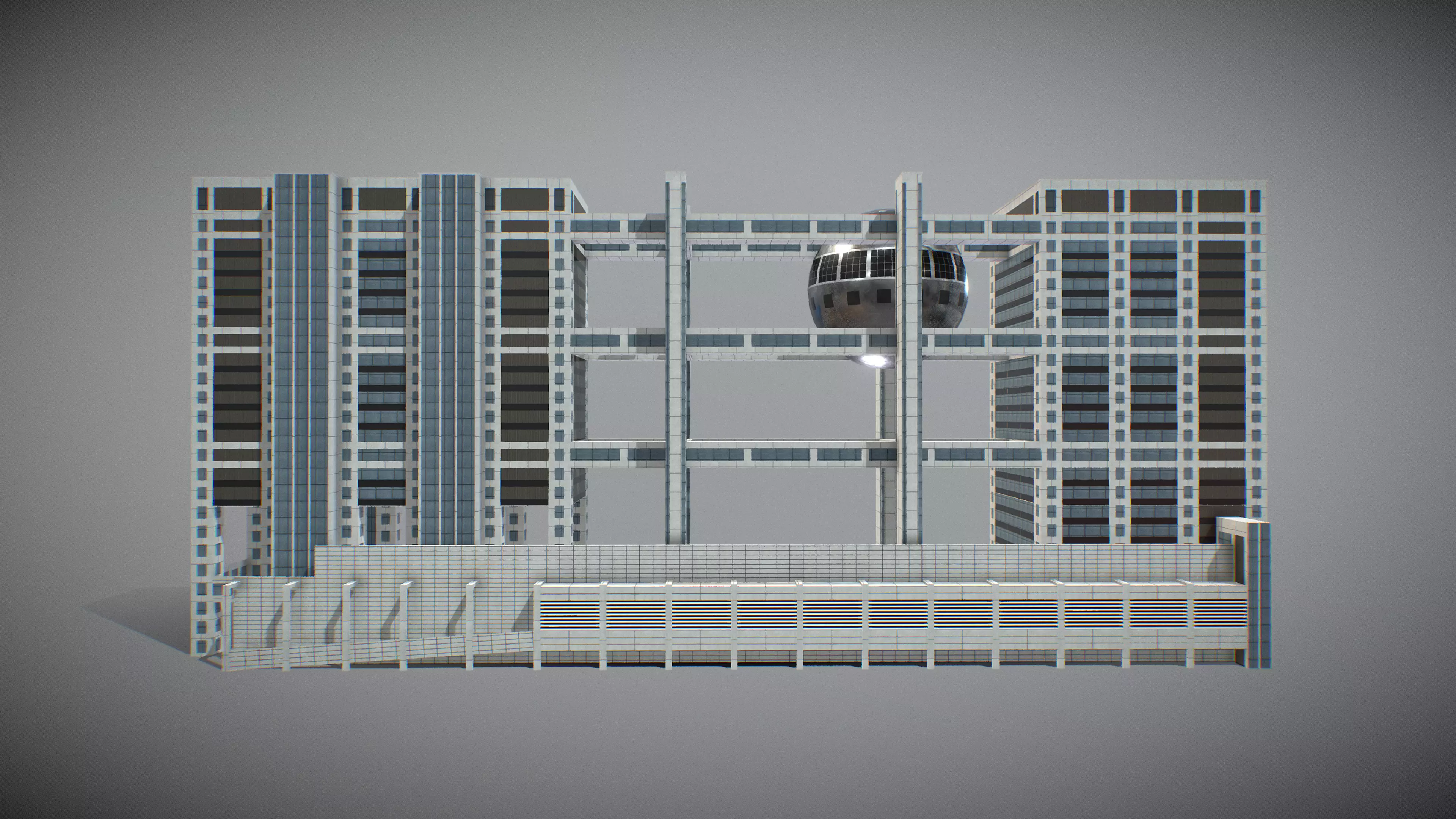 Japanese Famous Buildings 3D Model Pack Low-poly 3D model_12