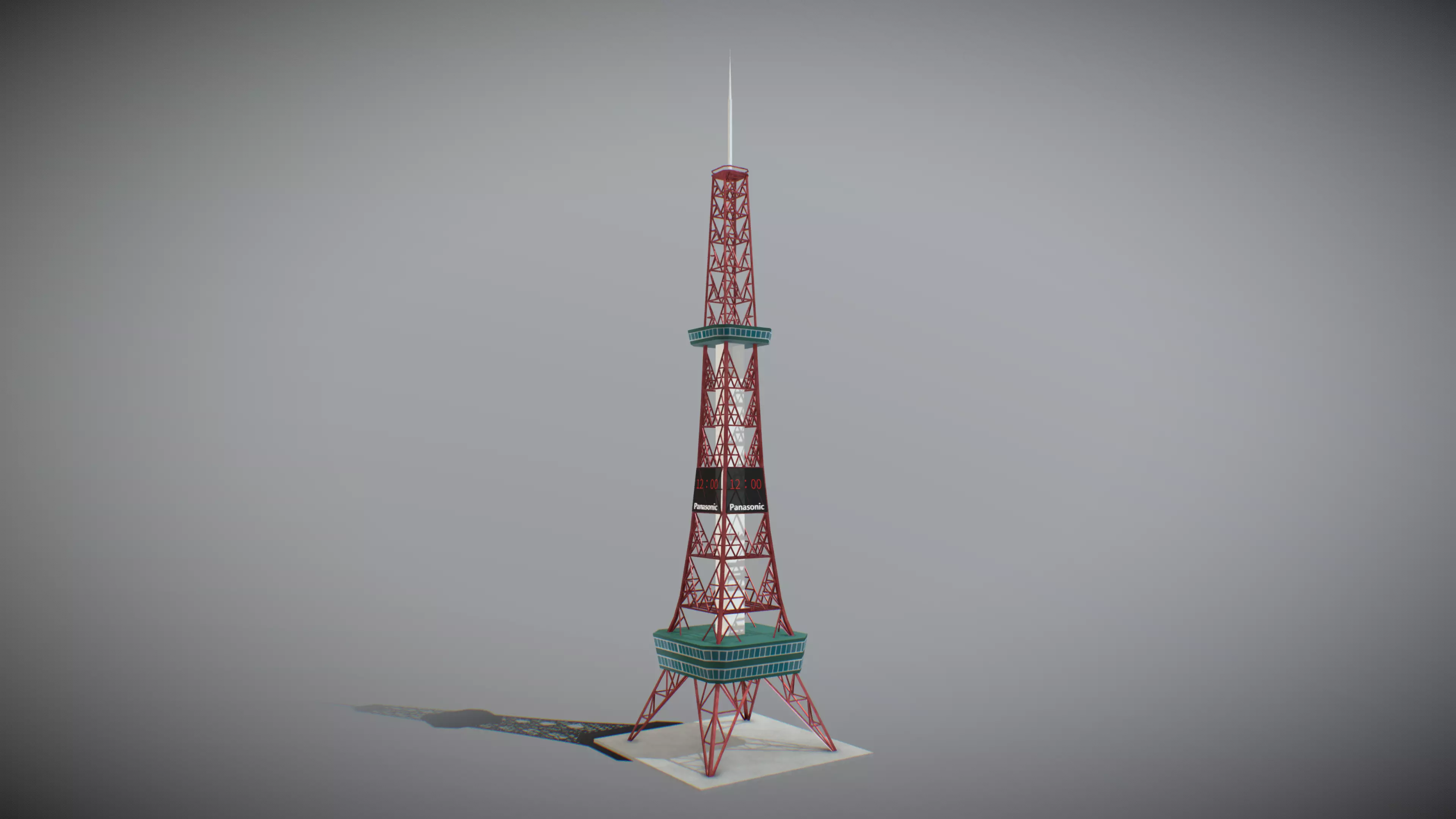 Japanese Famous Buildings 3D Model Pack Low-poly 3D model_19