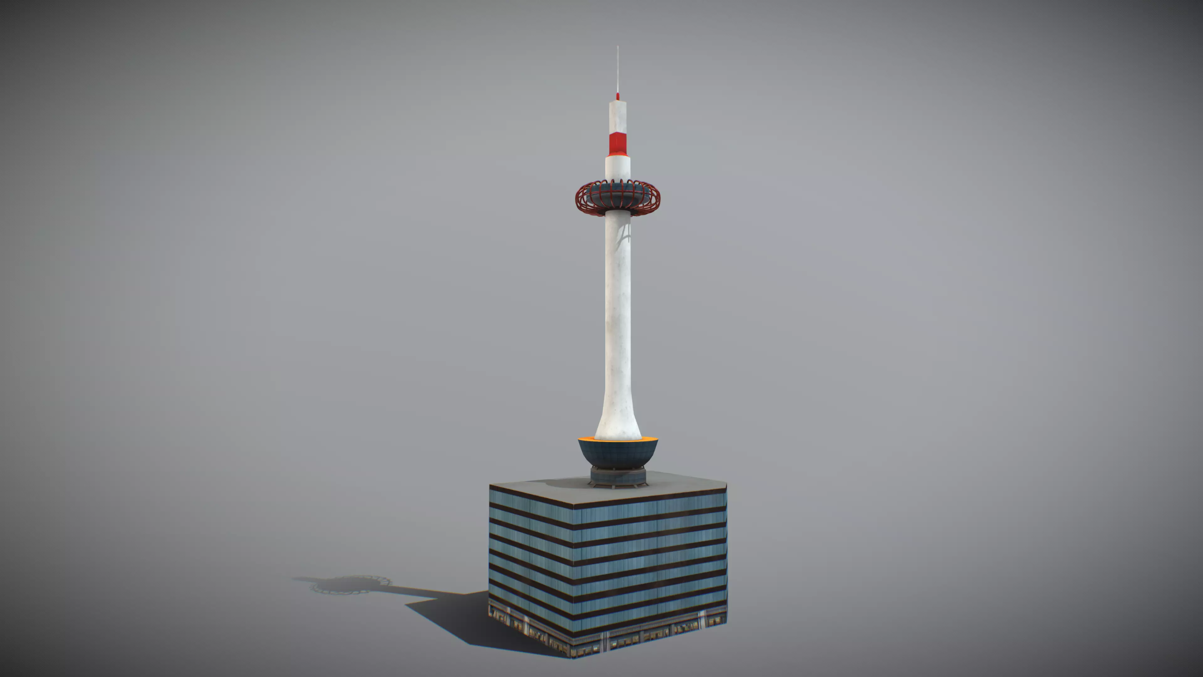 Japanese Famous Buildings 3D Model Pack Low-poly 3D model_20