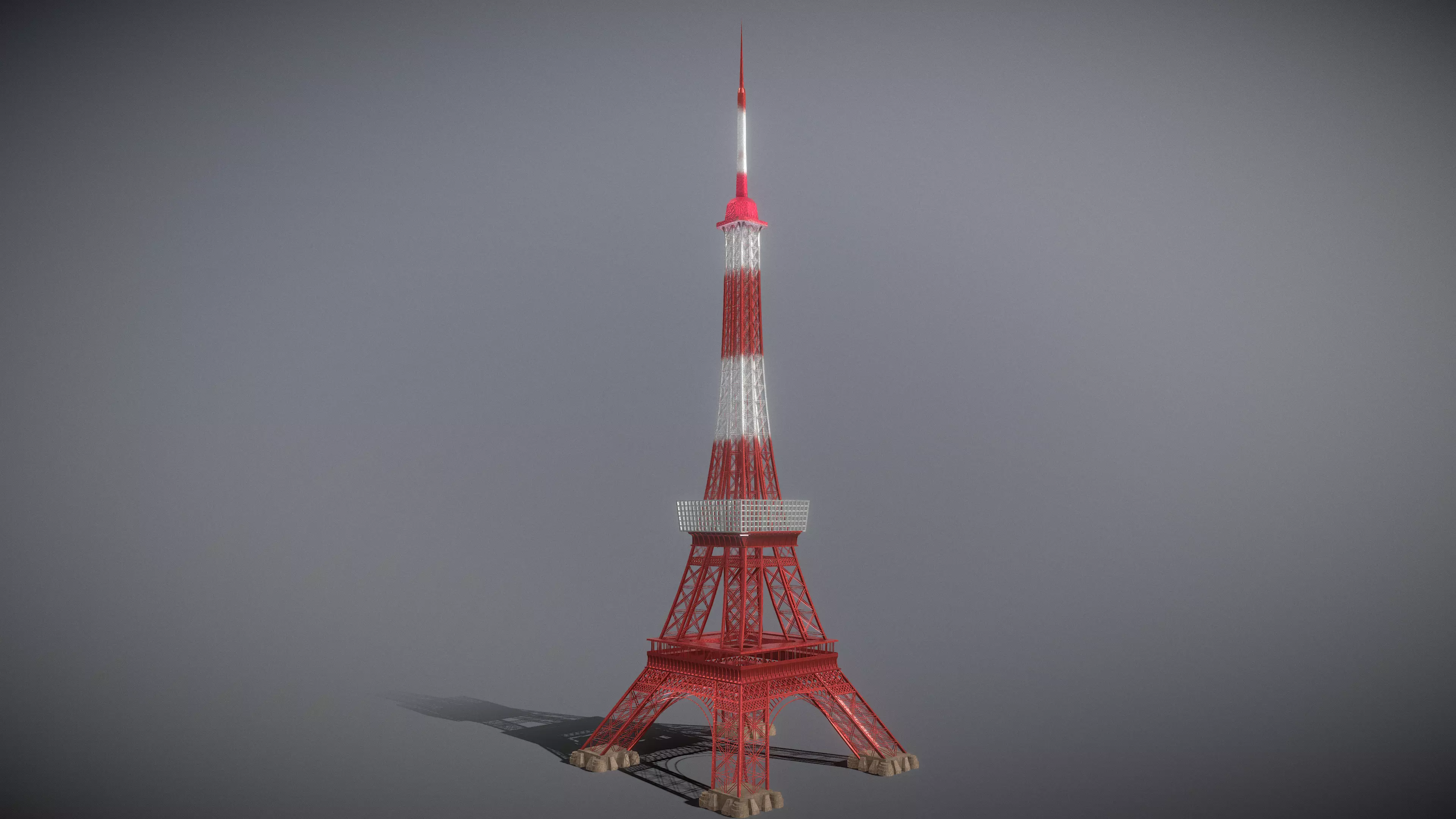 Japanese Famous Buildings 3D Model Pack Low-poly 3D model_5