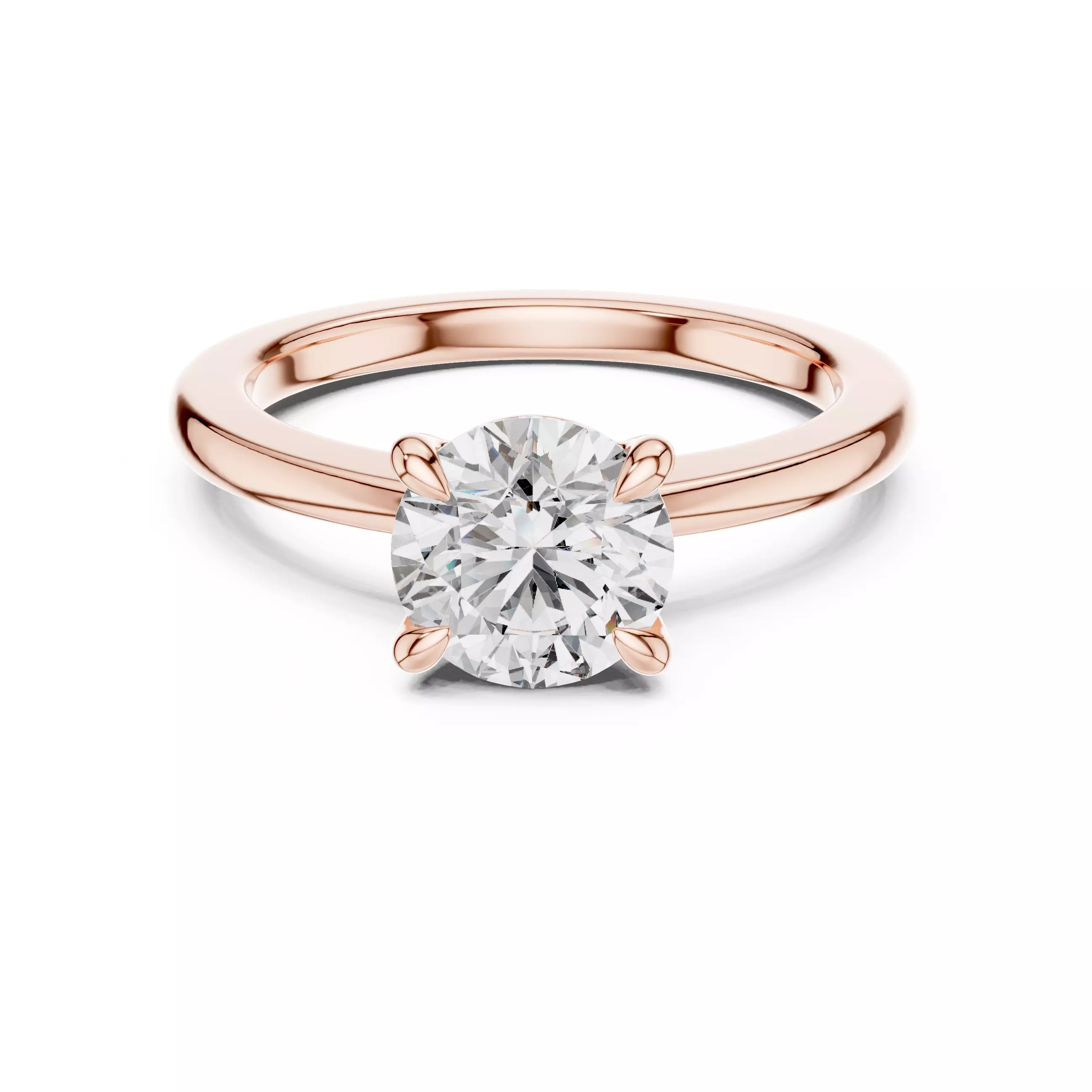 Mono Diamond Solitaire Ring 3dm stl renders animation videos 3D print model_0