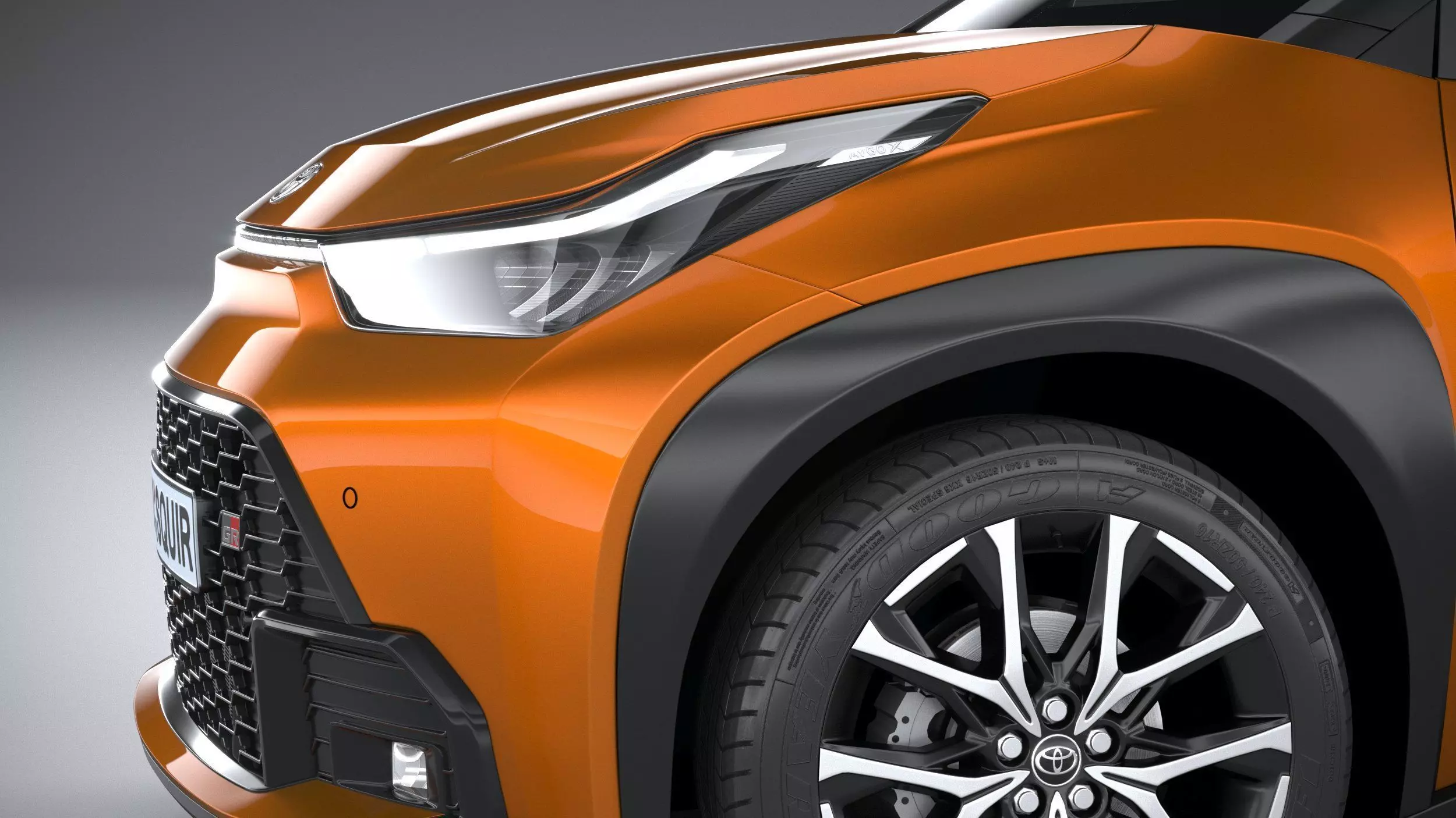 Toyota Aygo X GR 2026 3D model_4