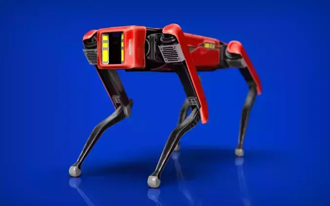 Robot Dog Red