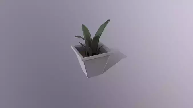 Low Poly Flowerpot