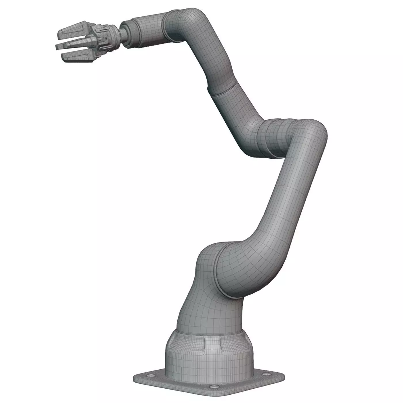 Robotic arm manipulator industrial 3D model_3