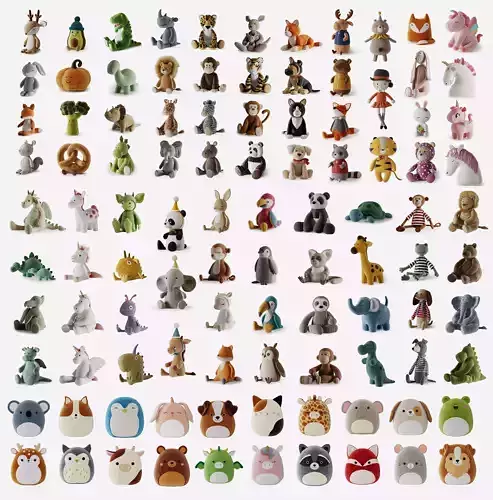 Plush Toys Big Collection Vols 1-26 