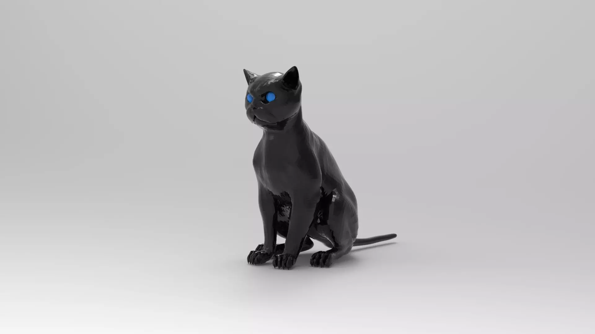 cat 4 3D print model