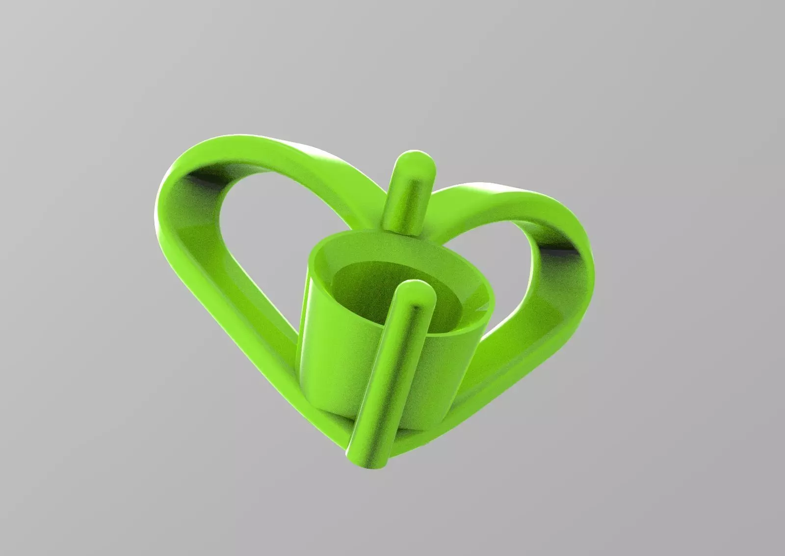 V Shape Yellow Gold and Diamond STL Pendant jp0028 3D print model_30