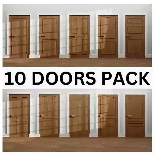 10 Interior doors pack