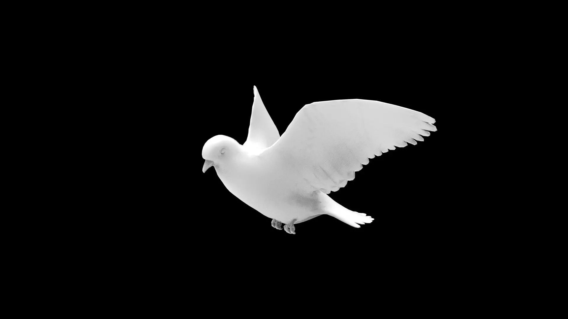 Pigeon 3D print model