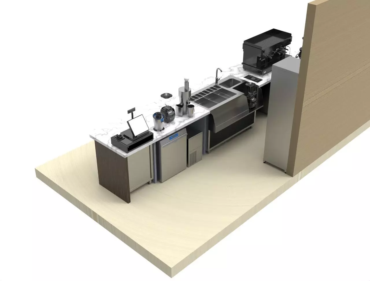 BAR - Station cocktail 3D model_3