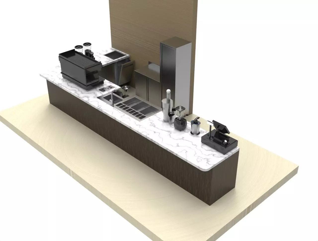 BAR - Station cocktail 3D model_1