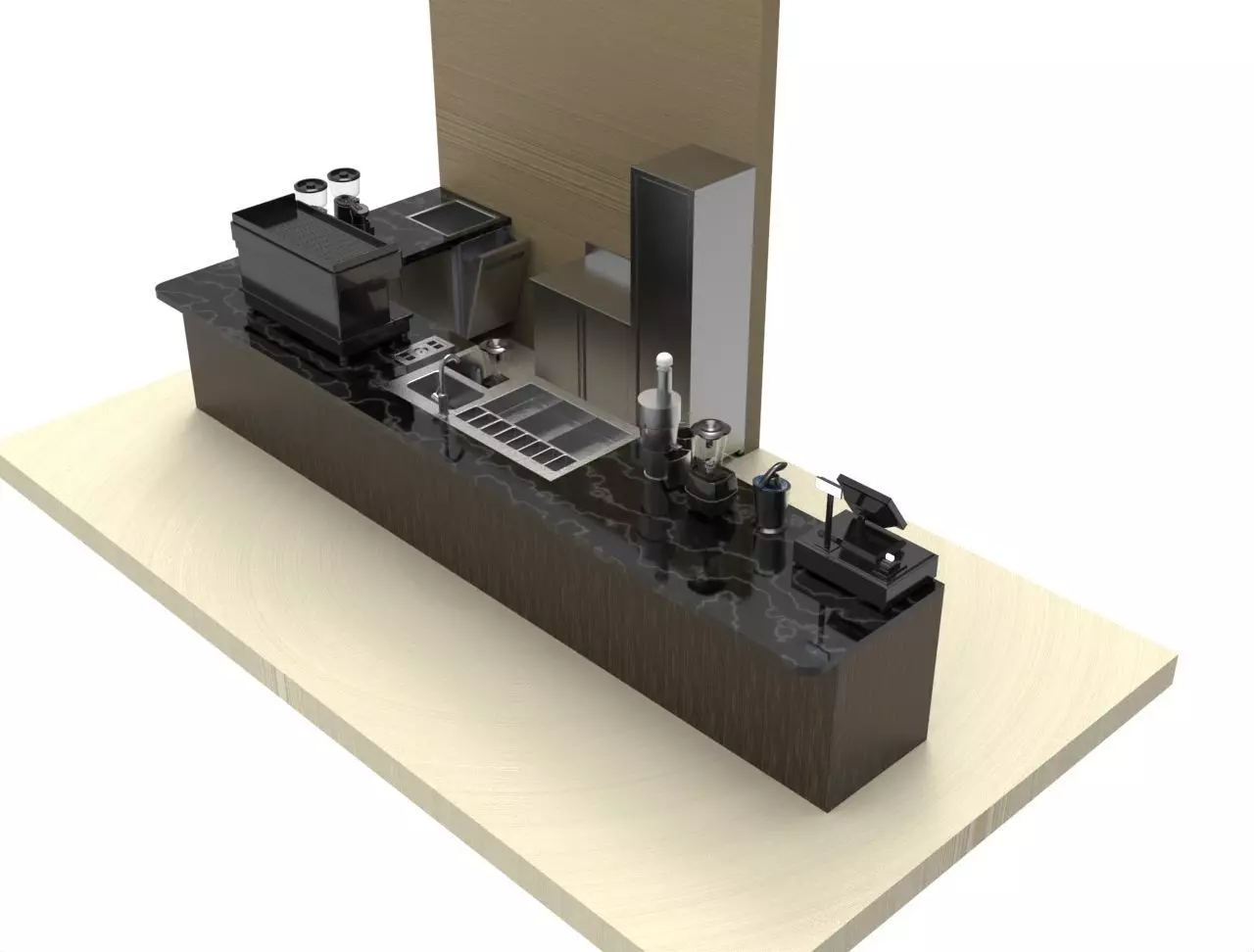 BAR - Station cocktail 3D model_0