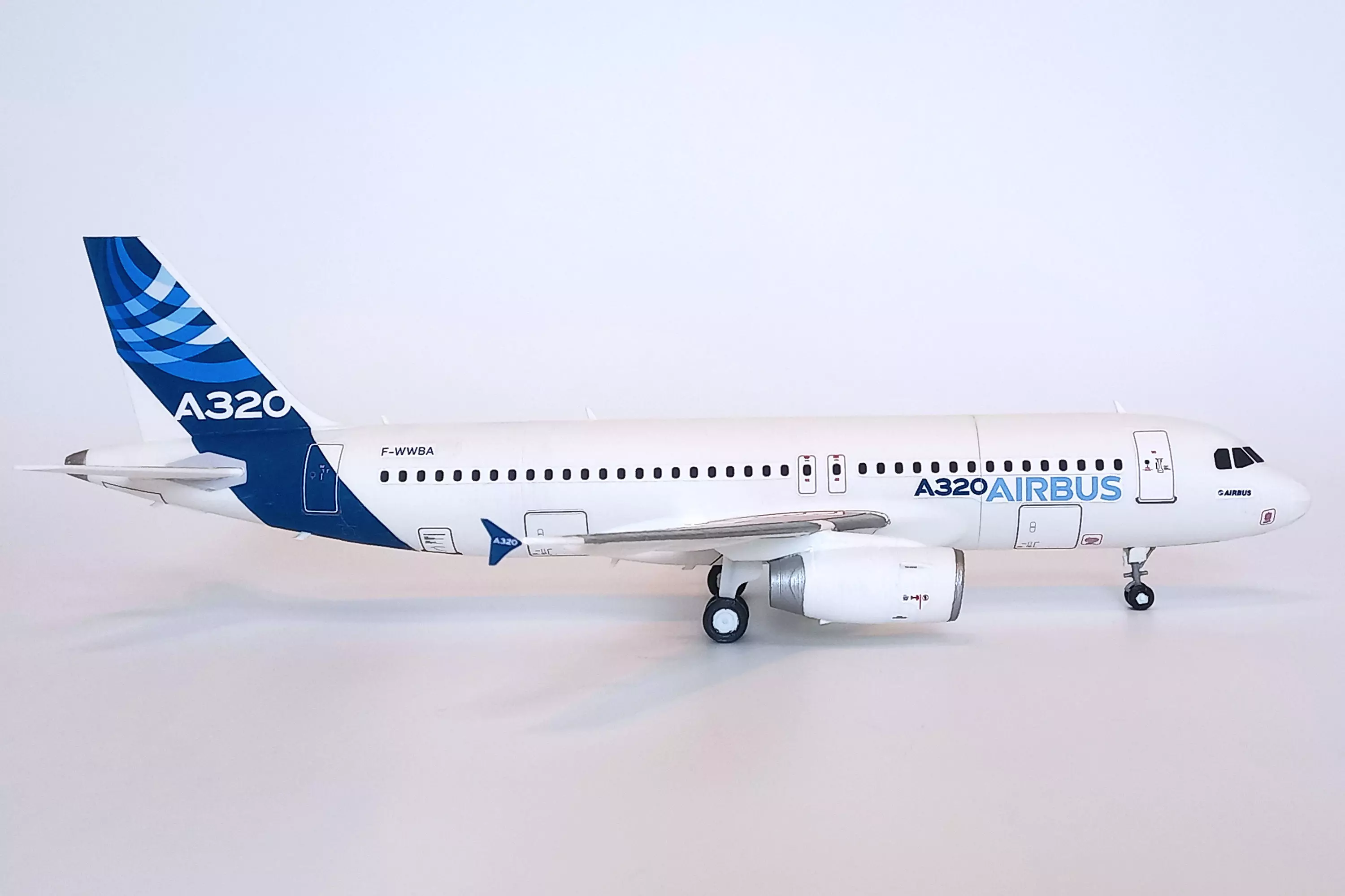 111212 Model kit Airbus A320CEO IAE WTF Down 3D print model_23