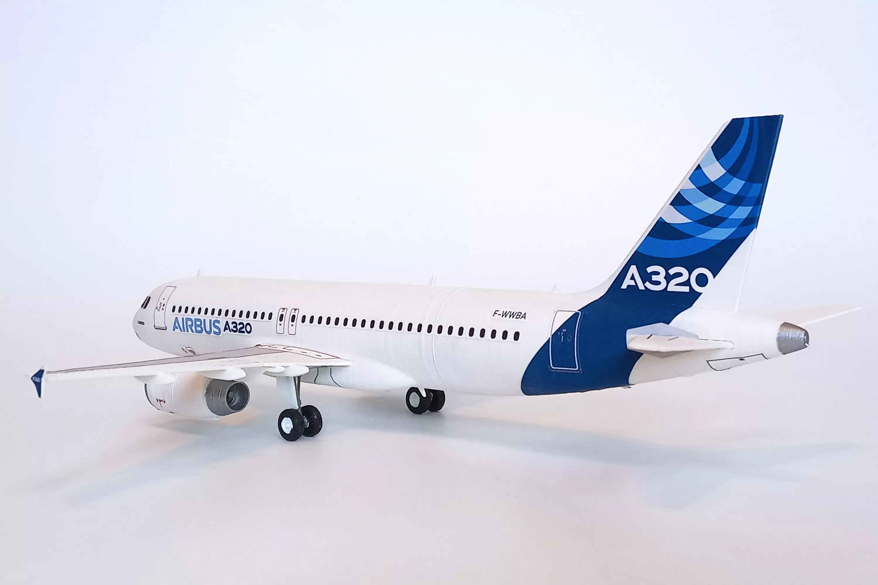 111212 Model kit Airbus A320CEO IAE WTF Down 3D print model_26