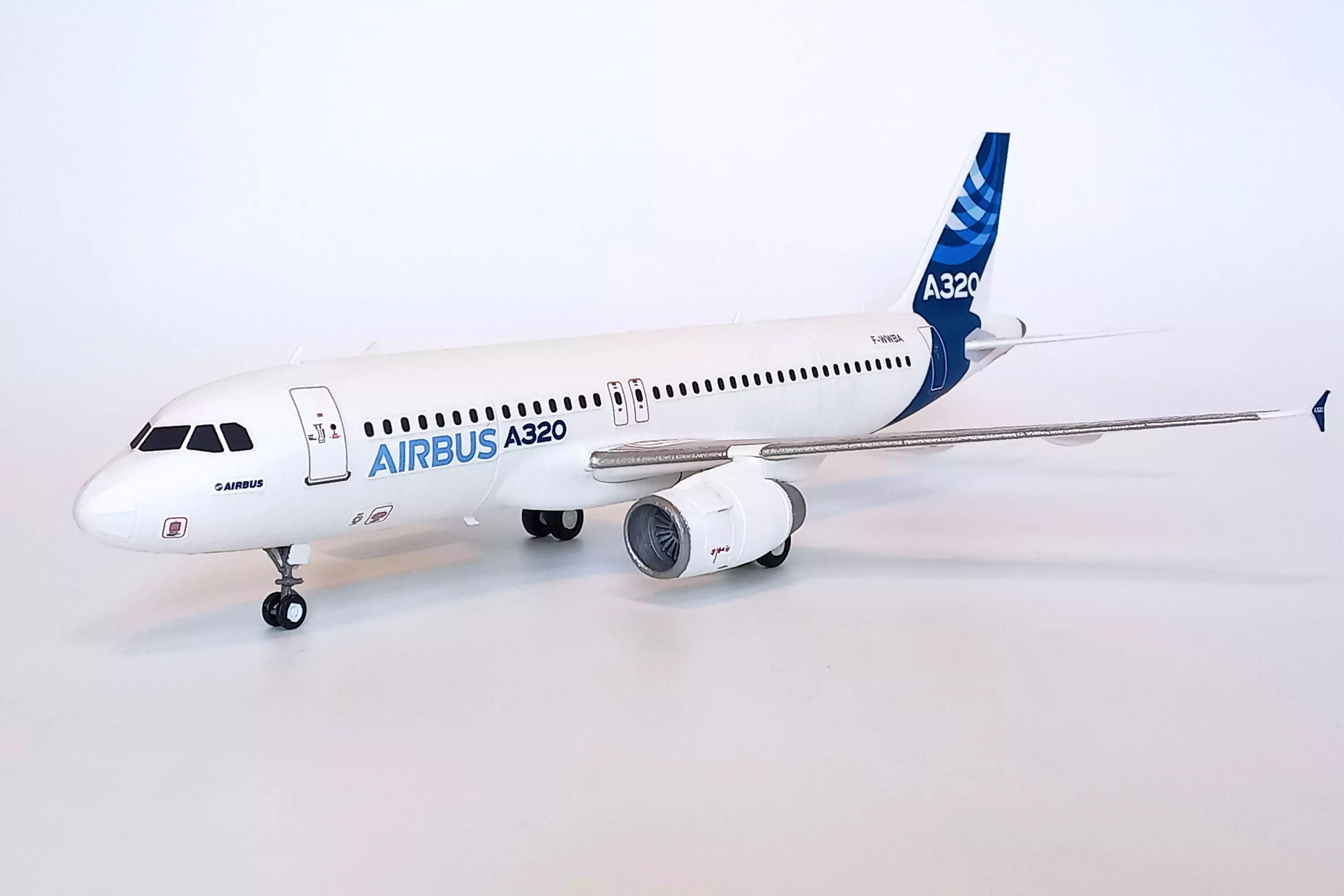 111212 Model kit Airbus A320CEO IAE WTF Down 3D print model_20