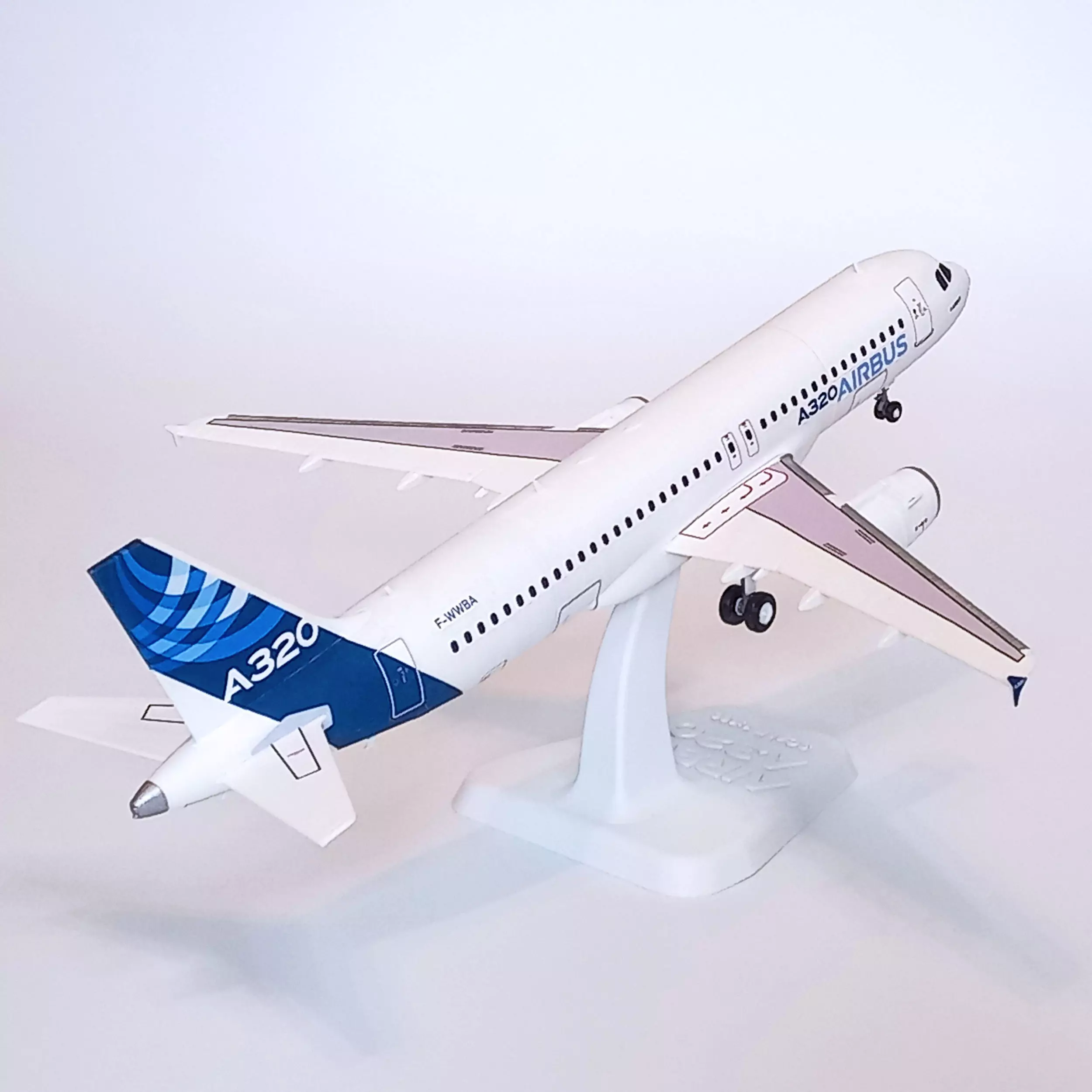 111212 Model kit Airbus A320CEO IAE WTF Down 3D print model_5