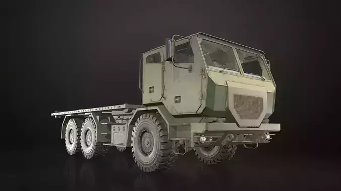 Military Truck V2 - Flatbed