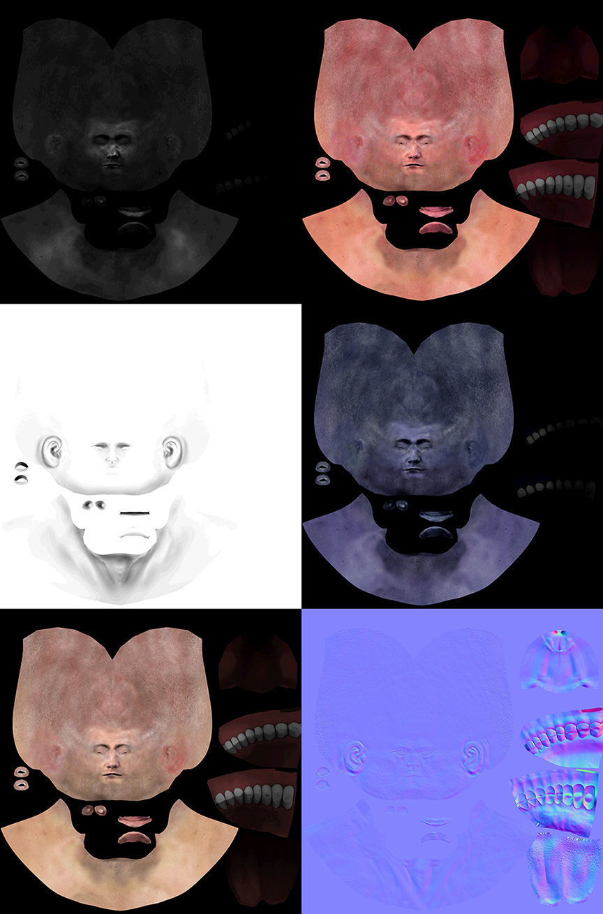 Boxer man in boxing shorts and boxing gloves Low-poly 3D model_18