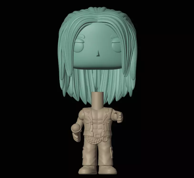 Felix funko pop from kpop boy band Stray Kids 3D print model_1