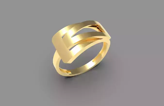 model of womens ring for printer