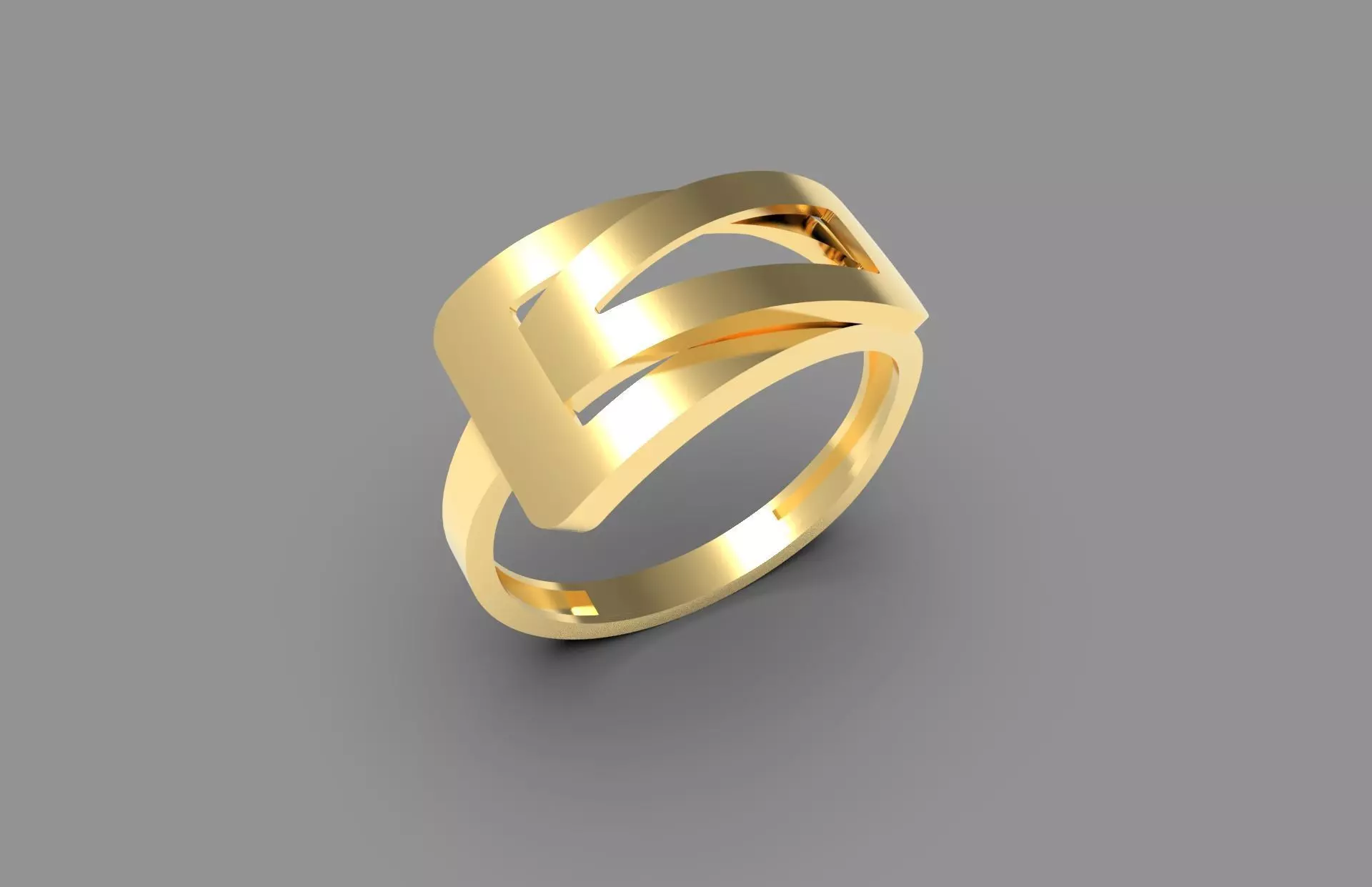 model of womens ring for printer 3D print model_0