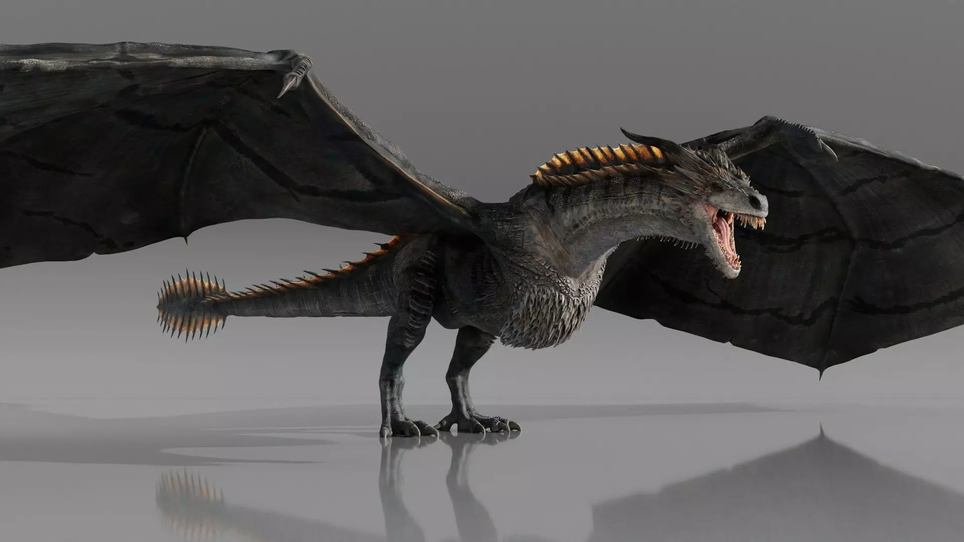 Ymirak - Rigged Dragon 3D model_3