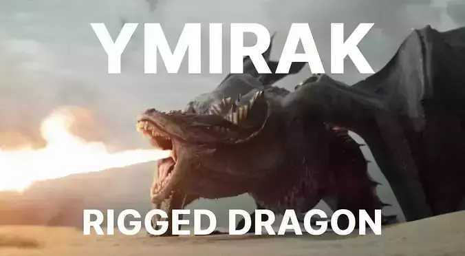 Ymirak - Rigged Dragon 3D model