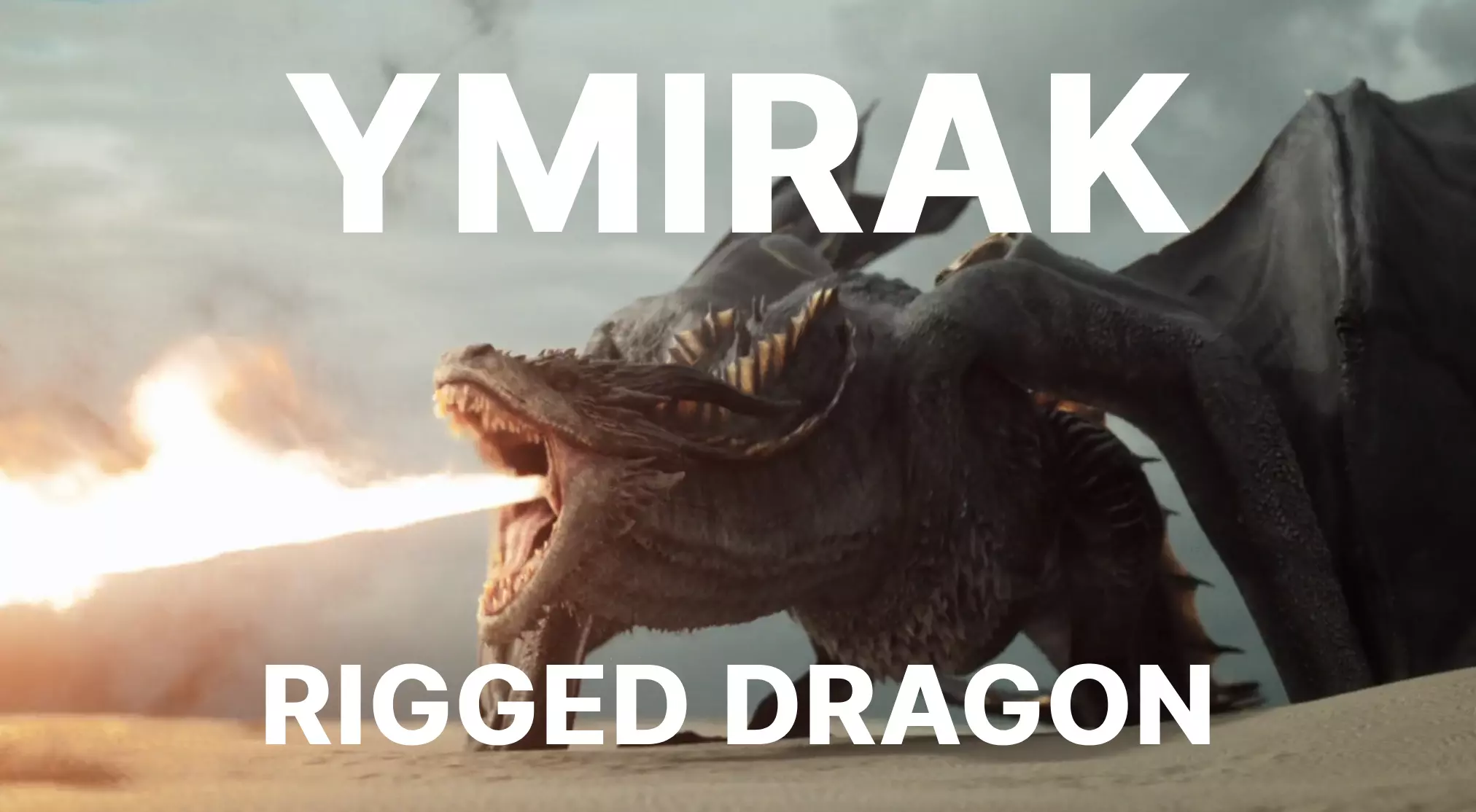 Ymirak - Rigged Dragon 3D model_0