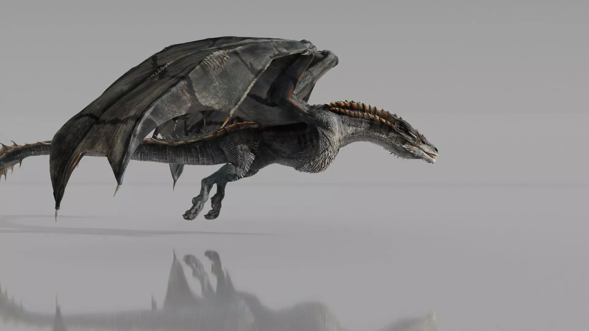 Ymirak - Rigged Dragon 3D model_7