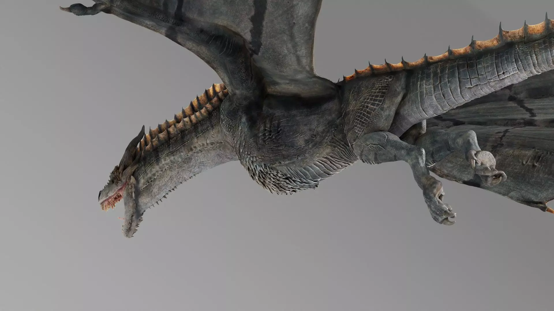 Ymirak - Rigged Dragon 3D model_9