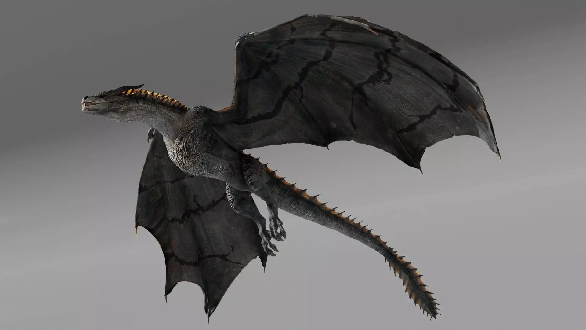 Ymirak - Rigged Dragon 3D model_8