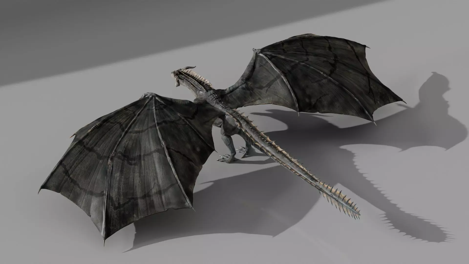Ymirak - Rigged Dragon 3D model_4