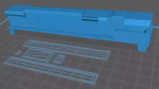N Scale UGL AC44Aci Australian Loco 3D print model