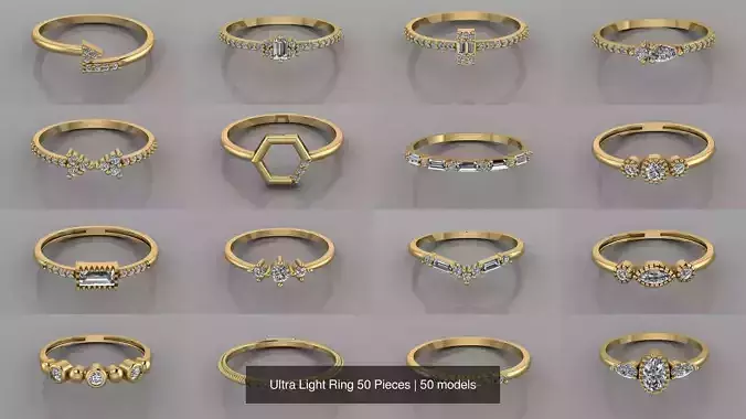 Ultra Light Ring 50 Pieces
