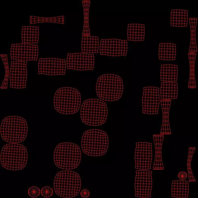 Cyanic Acid Molecule Low-poly 3D model_9