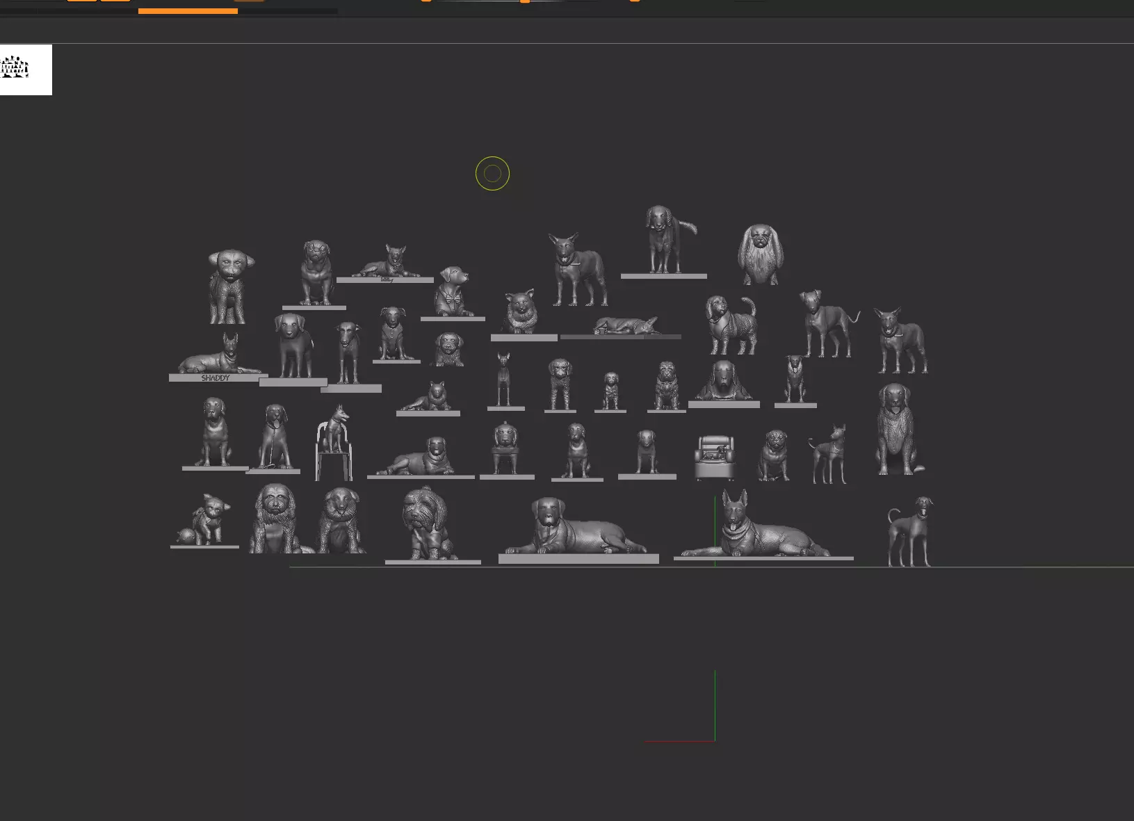 Ultimate Dog 3D Model Collection 42 Printable Dog Sculptures  3D print model_23