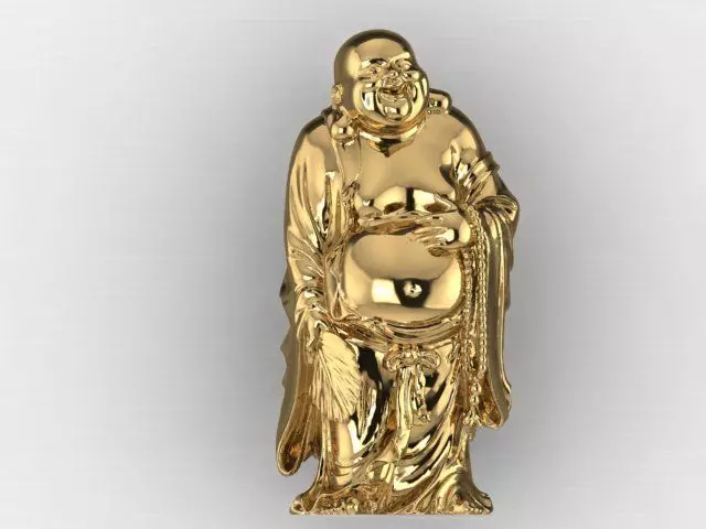 The Buddha of Joy and Good Fortune 3D print model_2